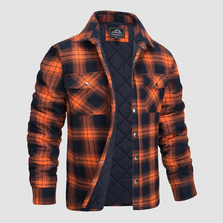 Plaid Design Checkered Bomber Jacket