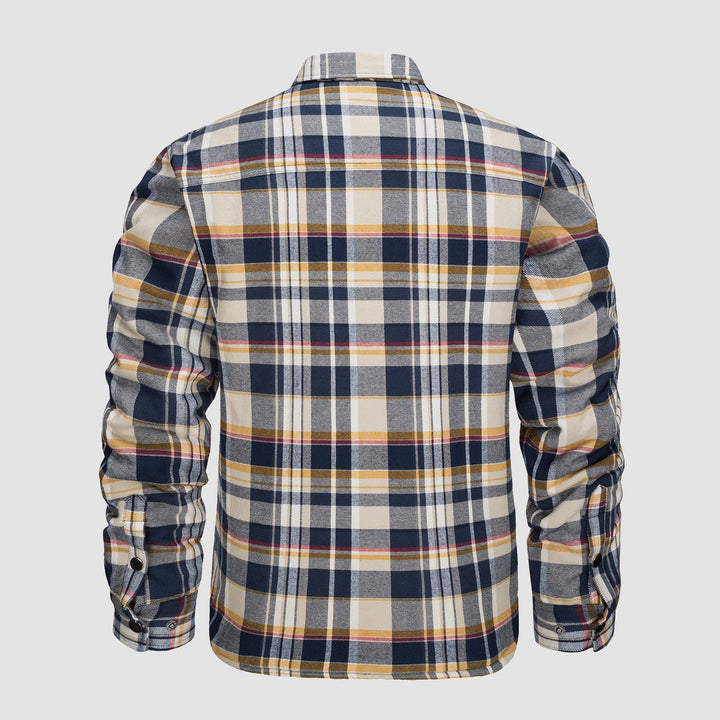 Plaid Design Checkered Bomber Jacket