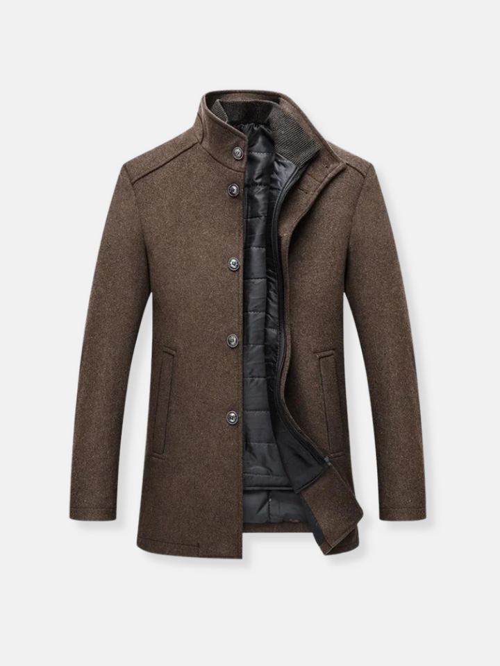 Wool Trench Coat for Men