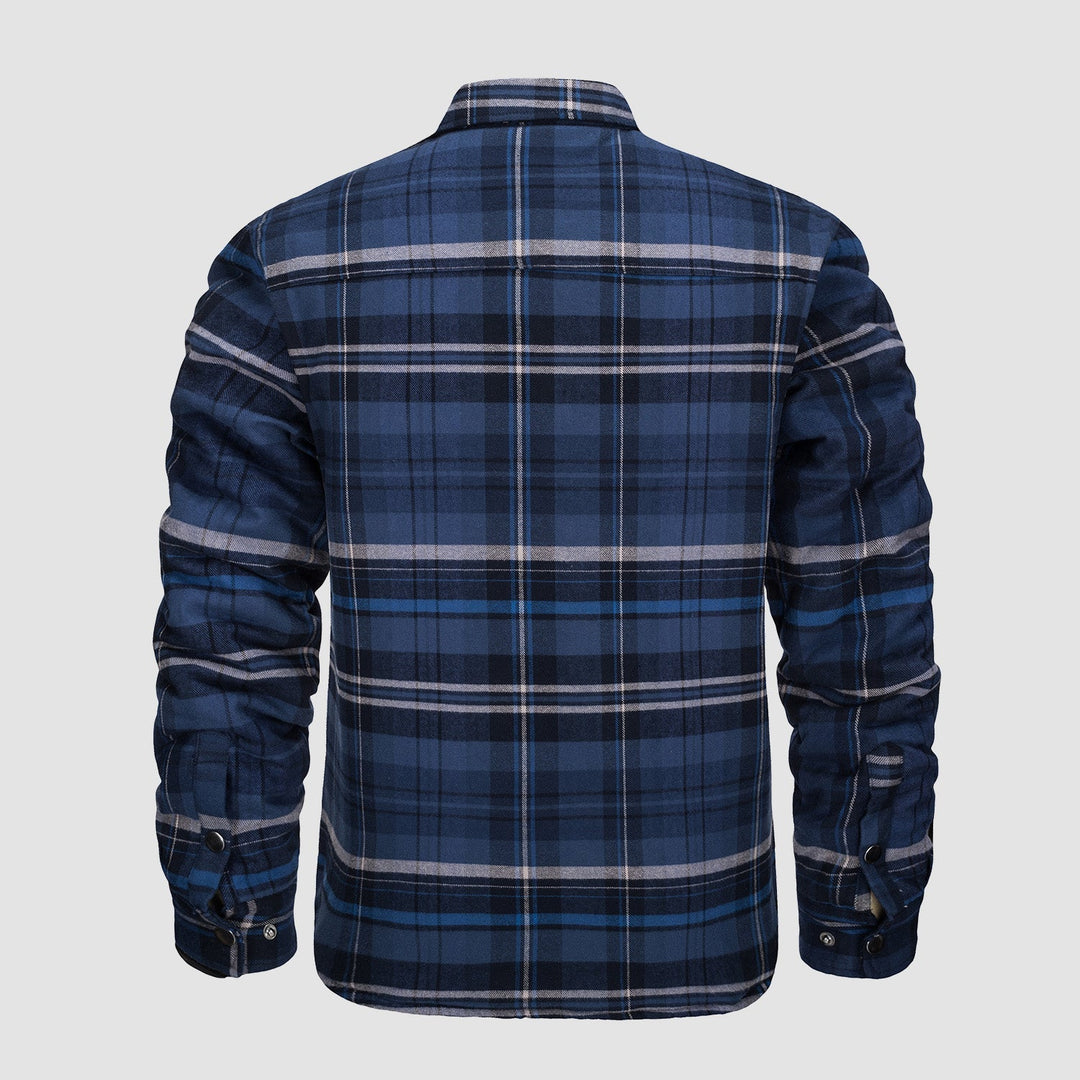 Plaid Design Checkered Bomber Jacket