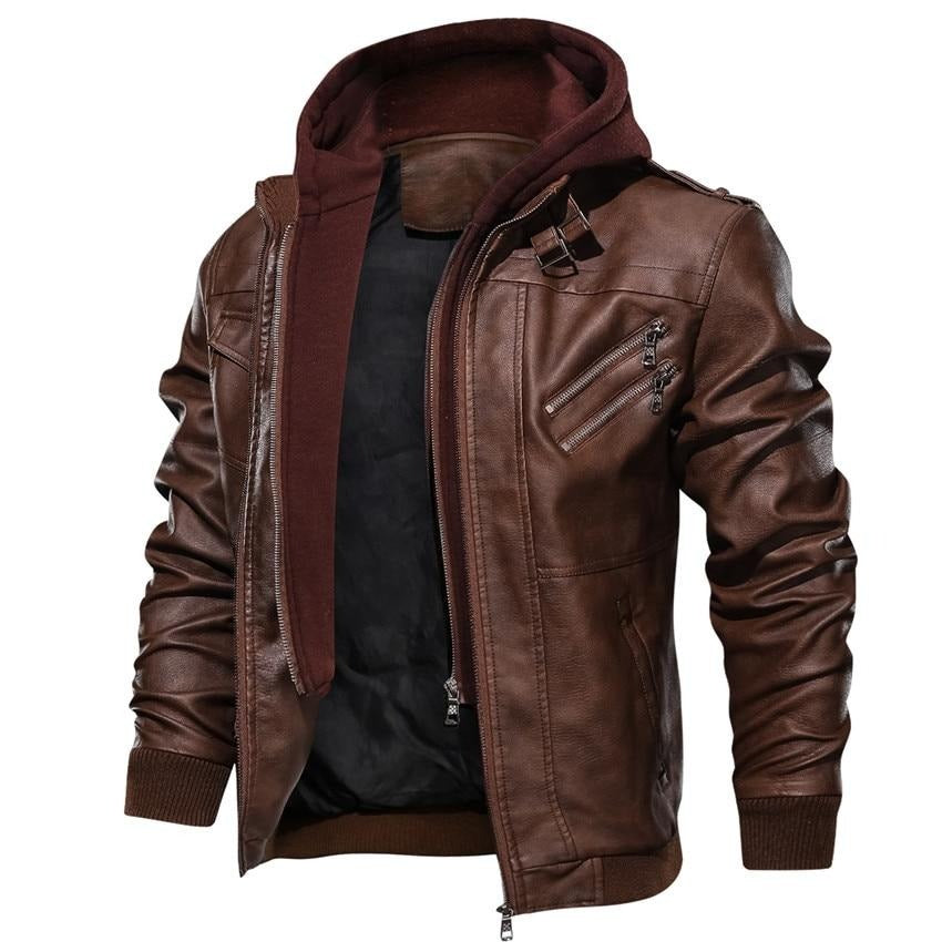 Synthetic Leather Jacket