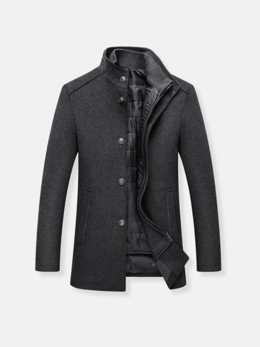 Wool Trench Coat for Men