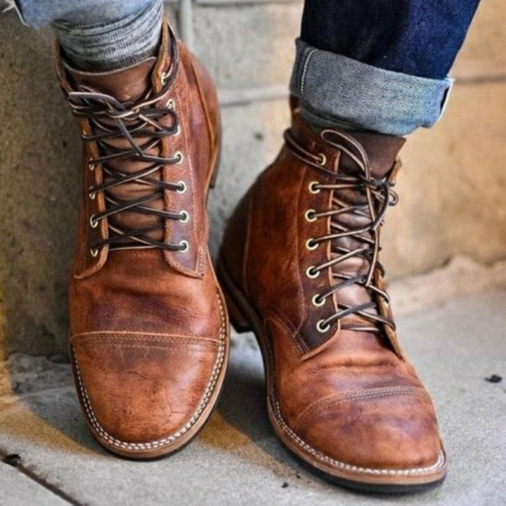 Jeremy – Robust Mens Leather Boots