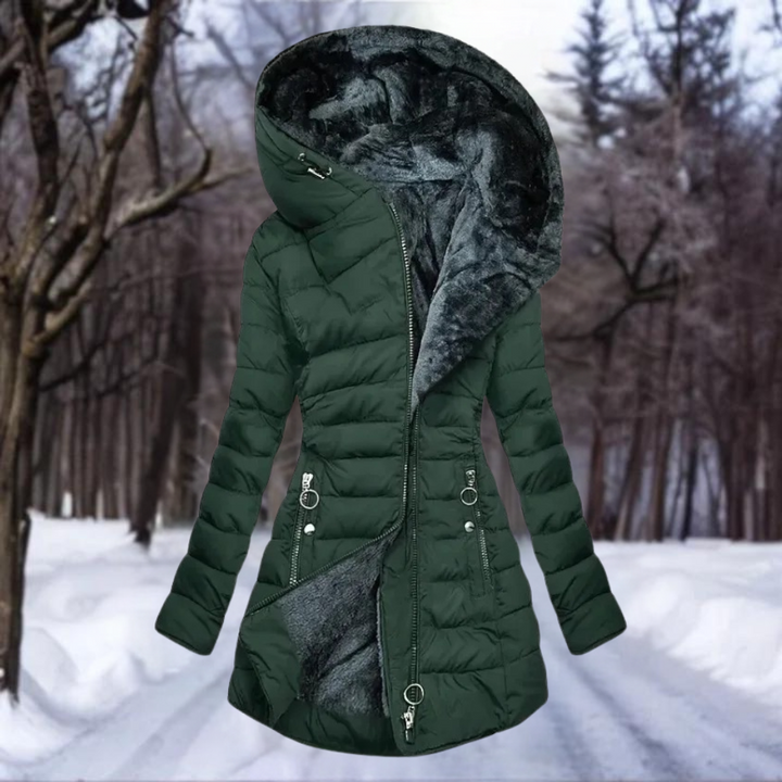 Senna -  Elegant Plush Coat for Women