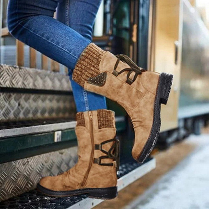 Samantha™ | Winter Lace-Up Boots