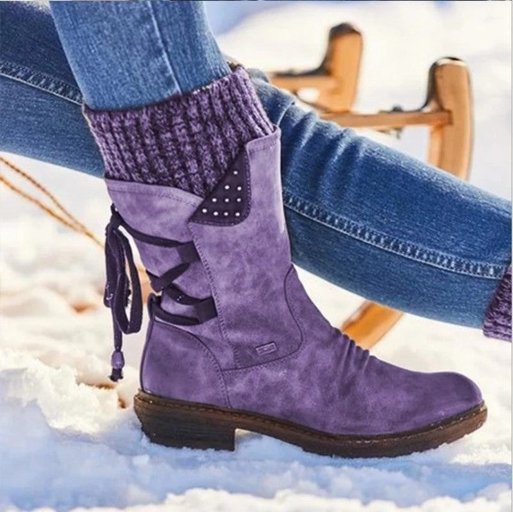 Samantha™ | Winter Lace-Up Boots