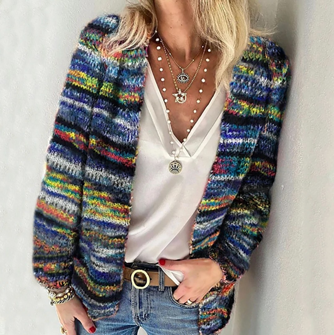 COLOUR COUTURE | STRIPED CARDIGAN