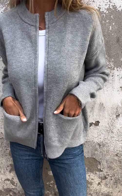 Maricia™ - Cozy-Zip Up Cardigan