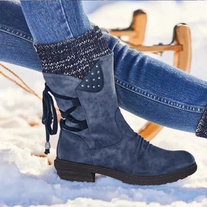 Samantha™ | Winter Lace-Up Boots