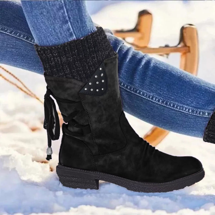 Samantha™ | Winter Lace-Up Boots