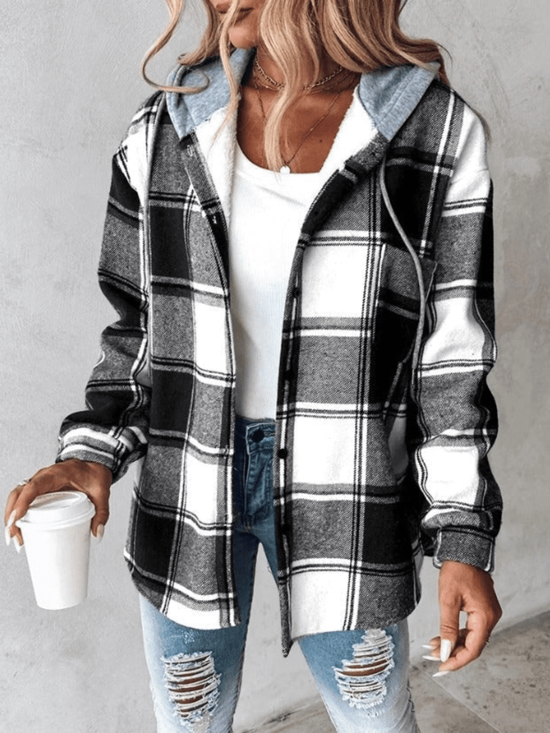 Kassandra™ | Women's Fleece Plaid Shirt